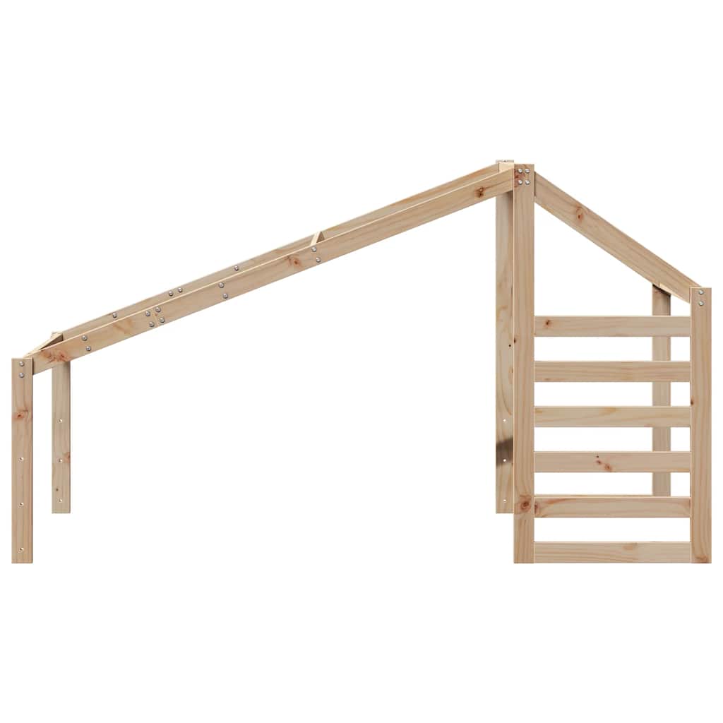 vidaXL Kids' Bed Roof 198x97x113 cm Solid Wood Pine