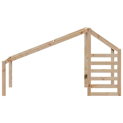 vidaXL Kids' Bed Roof 198x97x113 cm Solid Wood Pine