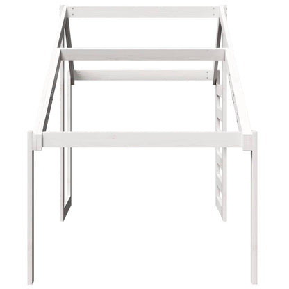 vidaXL Kids' Bed Roof White 198x97x113 cm Solid Wood Pine