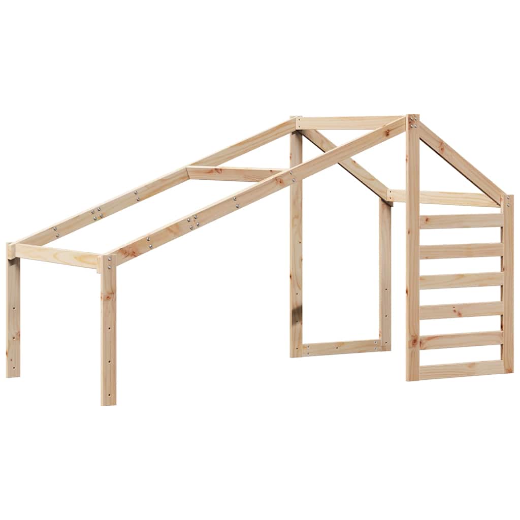 vidaXL Kids' Bed Roof 188x97x113 cm Solid Wood Pine