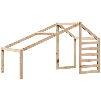 vidaXL Kids' Bed Roof 188x97x113 cm Solid Wood Pine