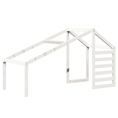 vidaXL Kids' Bed Roof White 188x97x113 cm Solid Wood Pine
