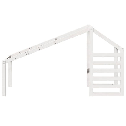 vidaXL Kids' Bed Roof White 188x97x113 cm Solid Wood Pine