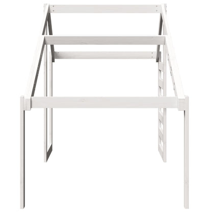 vidaXL Kids' Bed Roof White 188x97x113 cm Solid Wood Pine