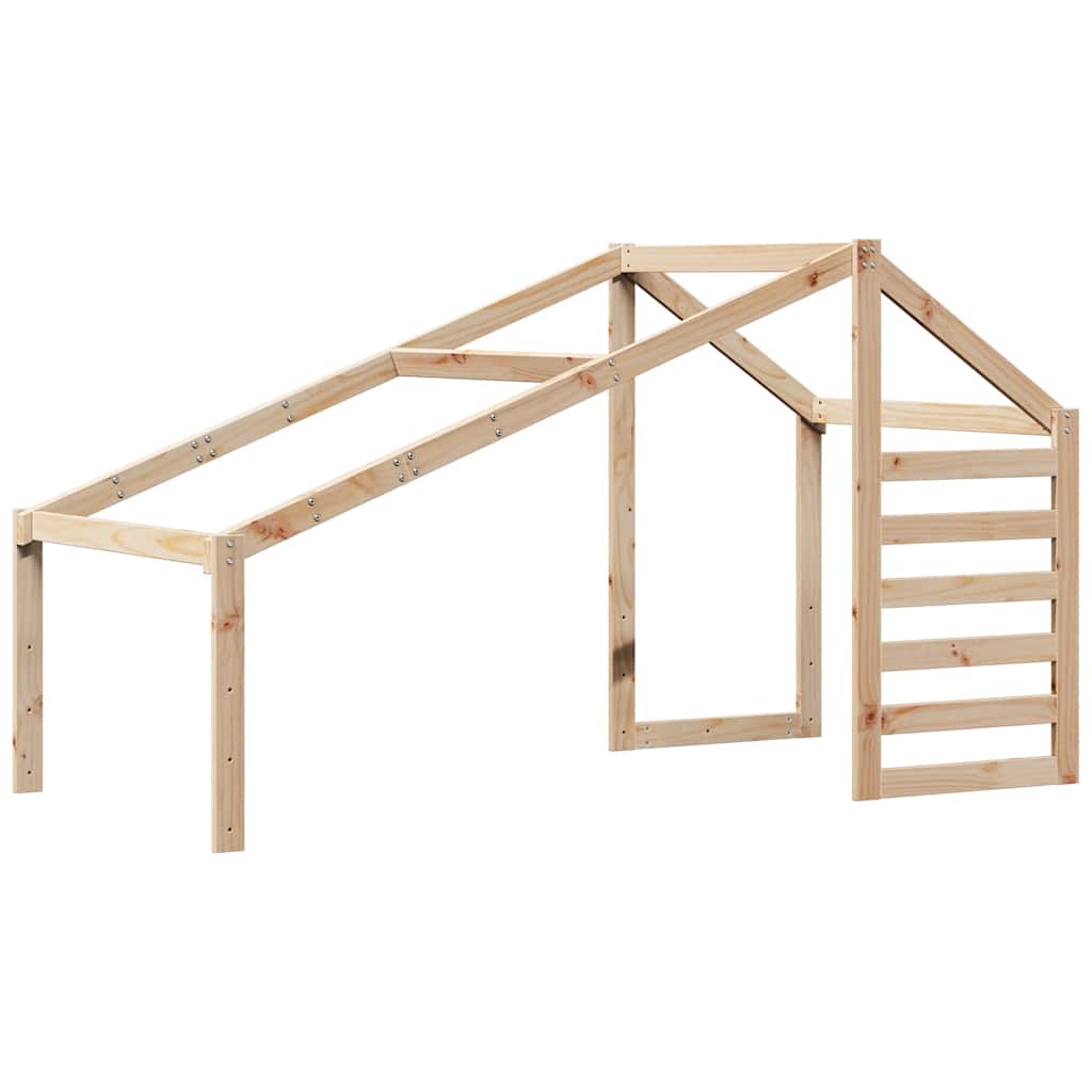 vidaXL Kids'Bed Roof 188x82x113 cm Solid Wood Pine