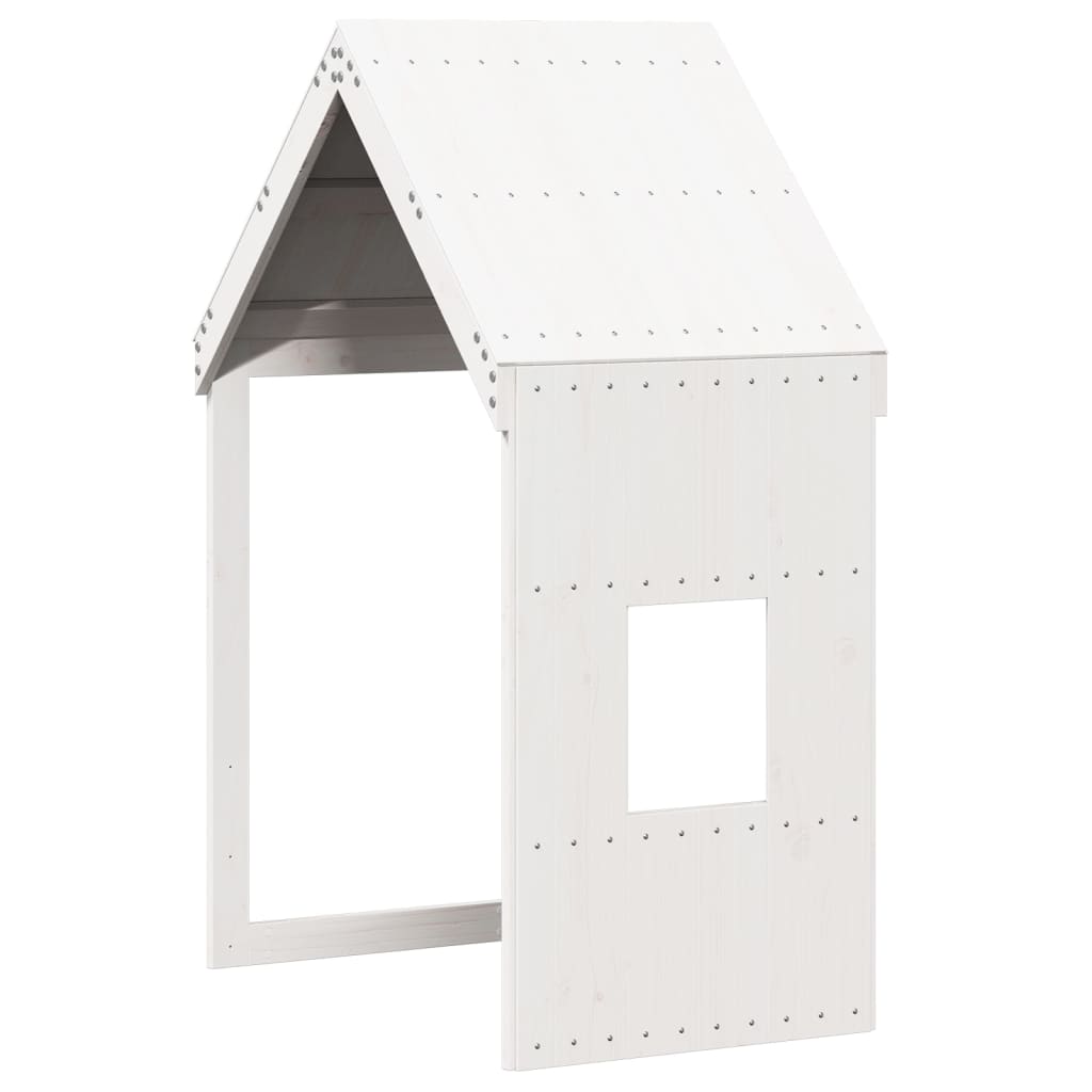 vidaXL Kids' Bed Roof White 60x89x134.5 cm Solid Wood Pine