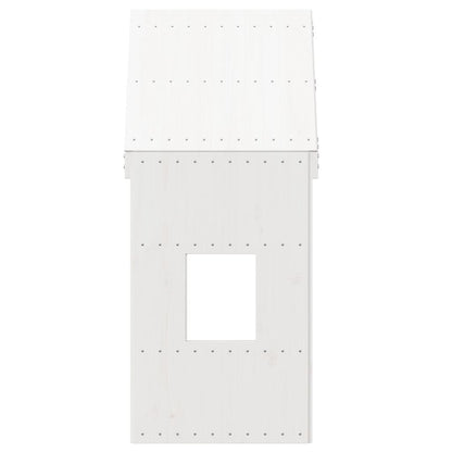 vidaXL Kids' Bed Roof White 60x89x134.5 cm Solid Wood Pine