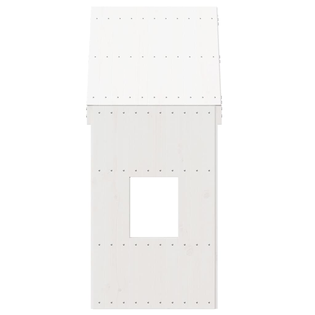 vidaXL Kids'Bed Roof White 60x89x134,5 cm Solid Wood Pine