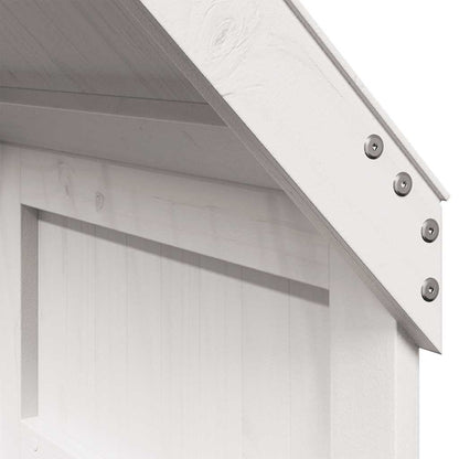 vidaXL Kids'Bed Roof White 60x89x134,5 cm Solid Wood Pine