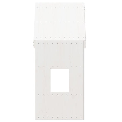 vidaXL Kids' Bed Roof White 60x99x139.5 cm Solid Wood Pine
