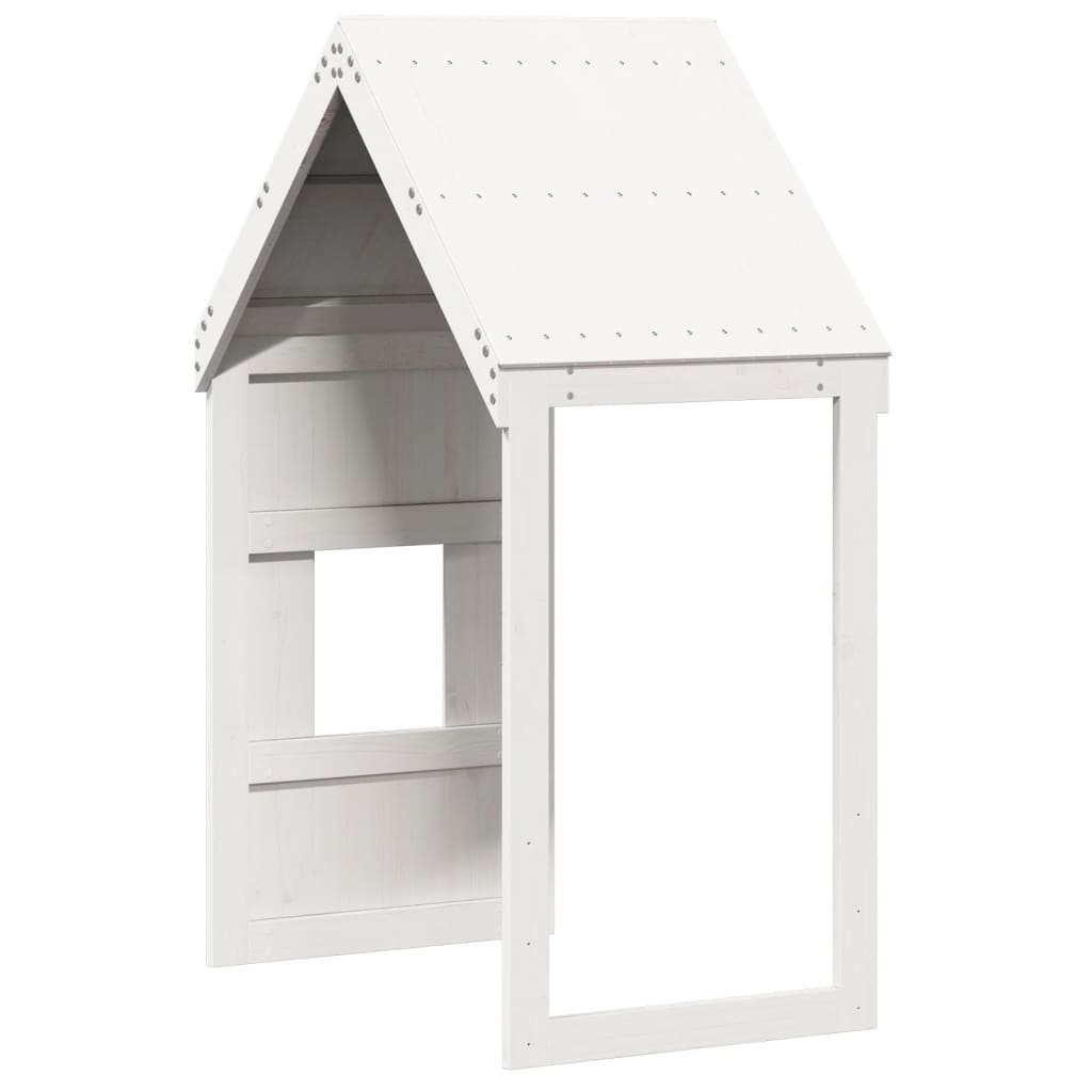 vidaXL Kids' Bed Roof White 60x99x139.5 cm Solid Wood Pine