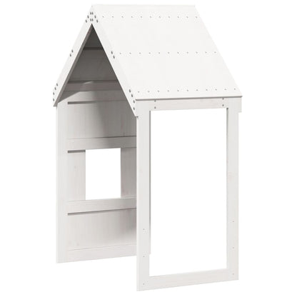vidaXL Kids' Bed Roof White 60x99x139.5 cm Solid Wood Pine