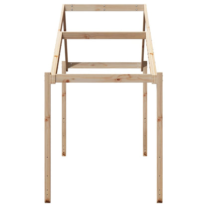 vidaXL Kids' Bed Roof 213x95.5x144.5 cm Solid Wood Pine
