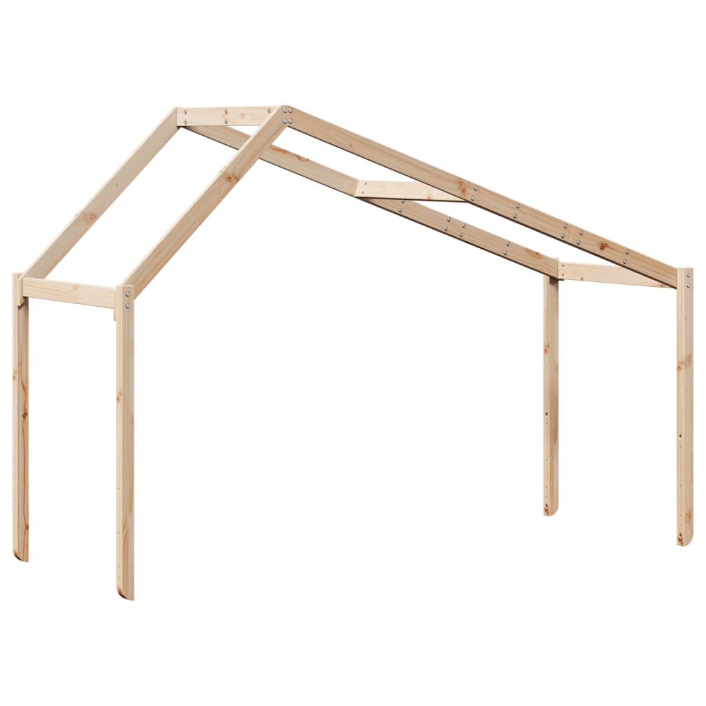 vidaXL Kids' Bed Roof 213x95.5x144.5 cm Solid Wood Pine