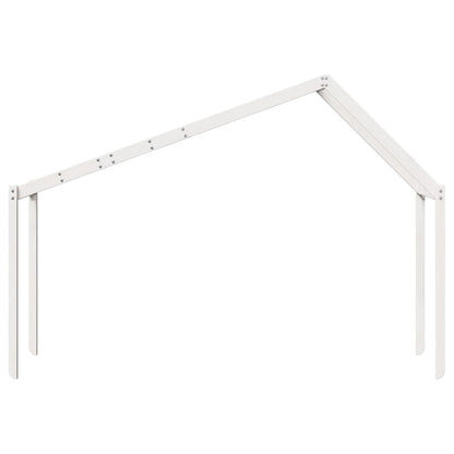 vidaXL Kids' Bed Roof White 213x95.5x144.5 cm Solid Wood Pine