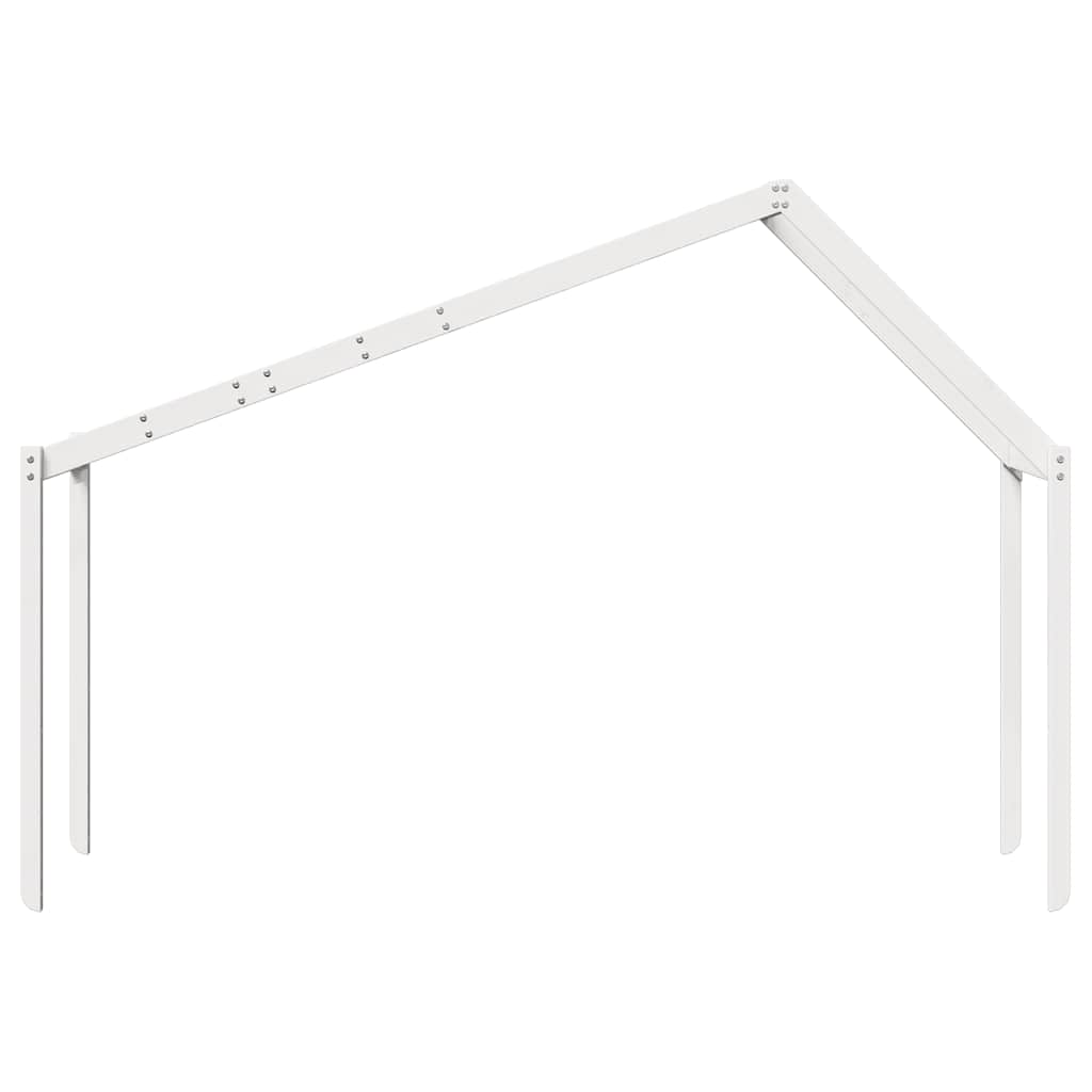 vidaXL Kids'Bed Roof White 213x95,5x144,5 cm Solid Wood Pine