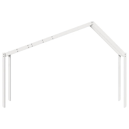 vidaXL Kids'Bed Roof White 213x95,5x144,5 cm Solid Wood Pine