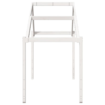 vidaXL Kids' Bed Roof White 213x95.5x144.5 cm Solid Wood Pine