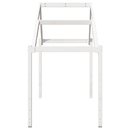vidaXL Kids'Bed Roof White 213x95,5x144,5 cm Solid Wood Pine