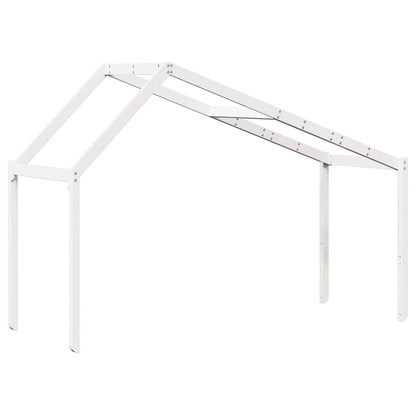 vidaXL Kids'Bed Roof White 213x95,5x144,5 cm Solid Wood Pine