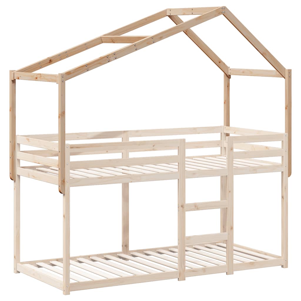 vidaXL Kids'Bed Roof 213x85,5x144,5 cm Solid Wood Pine