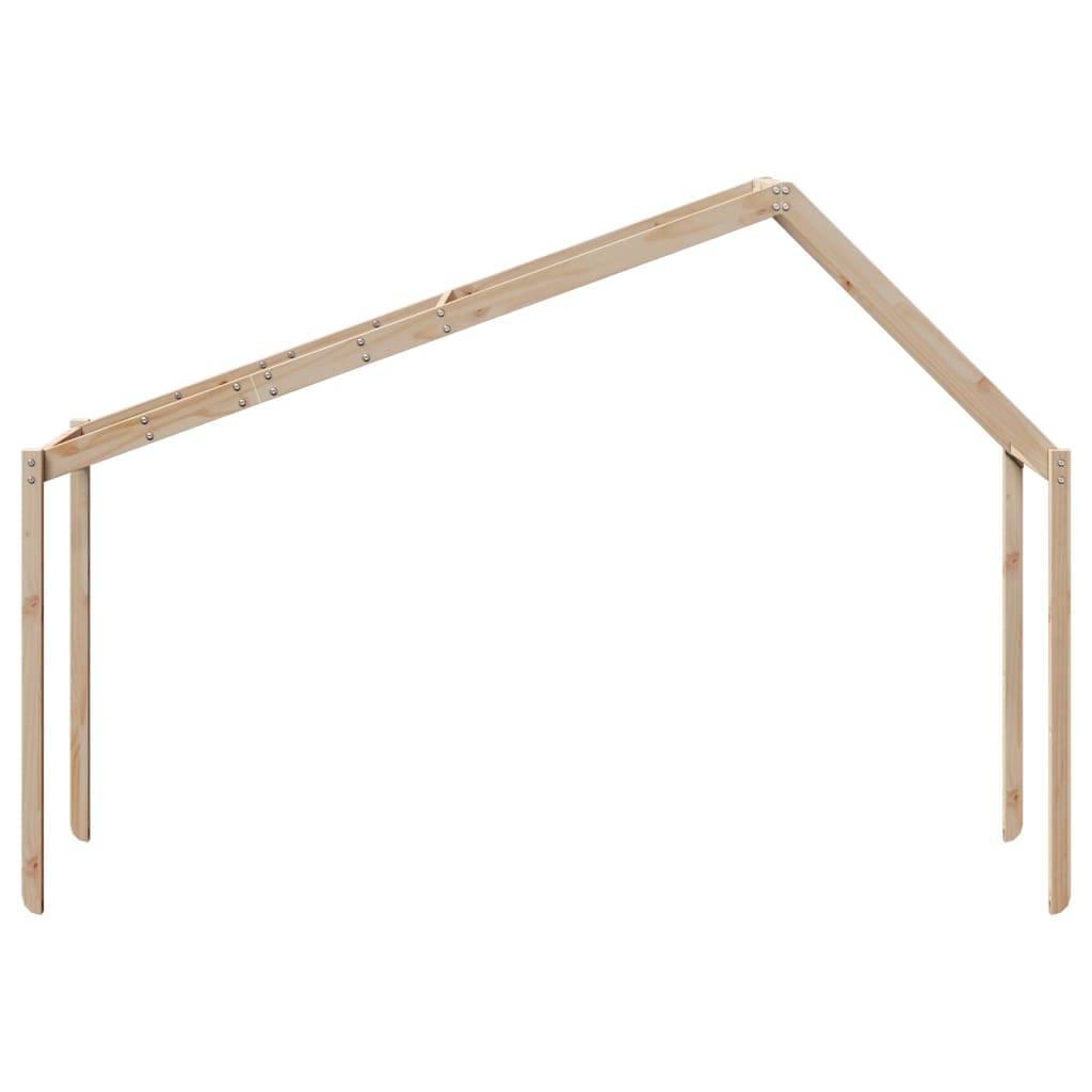 vidaXL Kids' Bed Roof 213x85.5x144.5 cm Solid Wood Pine