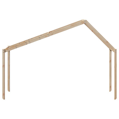 vidaXL Kids' Bed Roof 213x85.5x144.5 cm Solid Wood Pine
