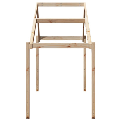 vidaXL Kids' Bed Roof 213x85.5x144.5 cm Solid Wood Pine