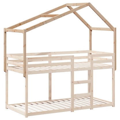 vidaXL Kids' Bed Roof 203x95.5x142 cm Solid Wood Pine