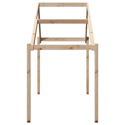 vidaXL Kids' Bed Roof 203x95.5x142 cm Solid Wood Pine