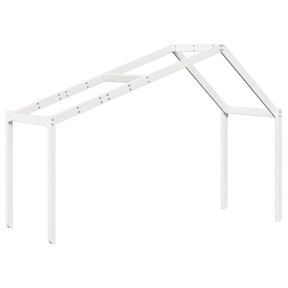 vidaXL Kids' Bed Roof White 203x80.5x142 cm Solid Wood Pine