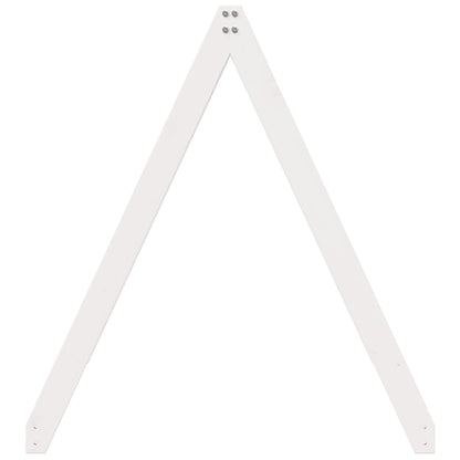vidaXL Kids' Bed Roof White 209x95.5x88 cm Solid Wood Pine
