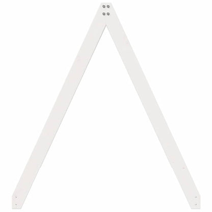 vidaXL Kids'Bed Roof White 209x95,5x88 cm Solid Wood Pine