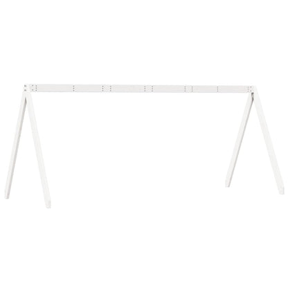 vidaXL Kids' Bed Roof White 209x95.5x88 cm Solid Wood Pine