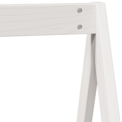vidaXL Kids' Bed Roof White 209x95.5x88 cm Solid Wood Pine