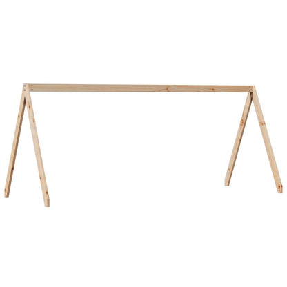 vidaXL Kids' Bed Roof 209x85.5x88 cm Solid Wood Pine