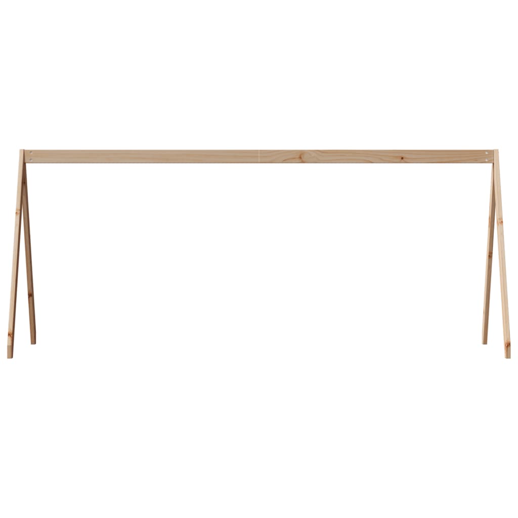 vidaXL Kids' Bed Roof 209x85.5x88 cm Solid Wood Pine
