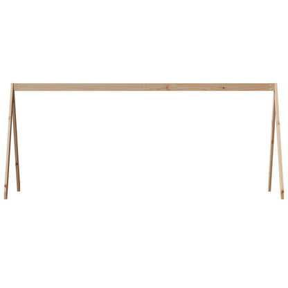 vidaXL Kids' Bed Roof 209x85.5x88 cm Solid Wood Pine