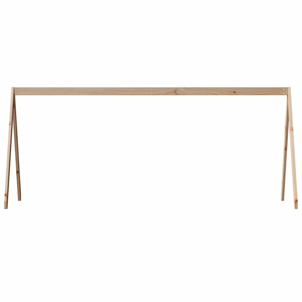 vidaXL Kids'Bed Roof 209x85,5x88 cm Solid Wood Pine