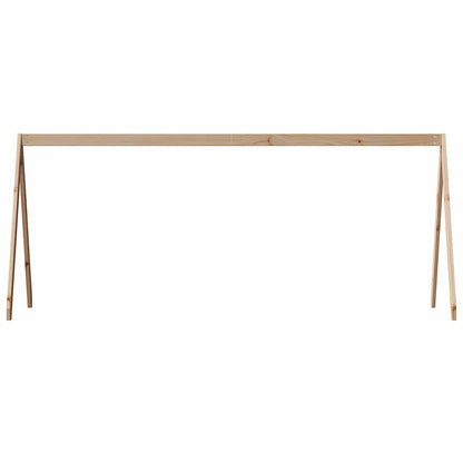 vidaXL Kids'Bed Roof 209x85,5x88 cm Solid Wood Pine
