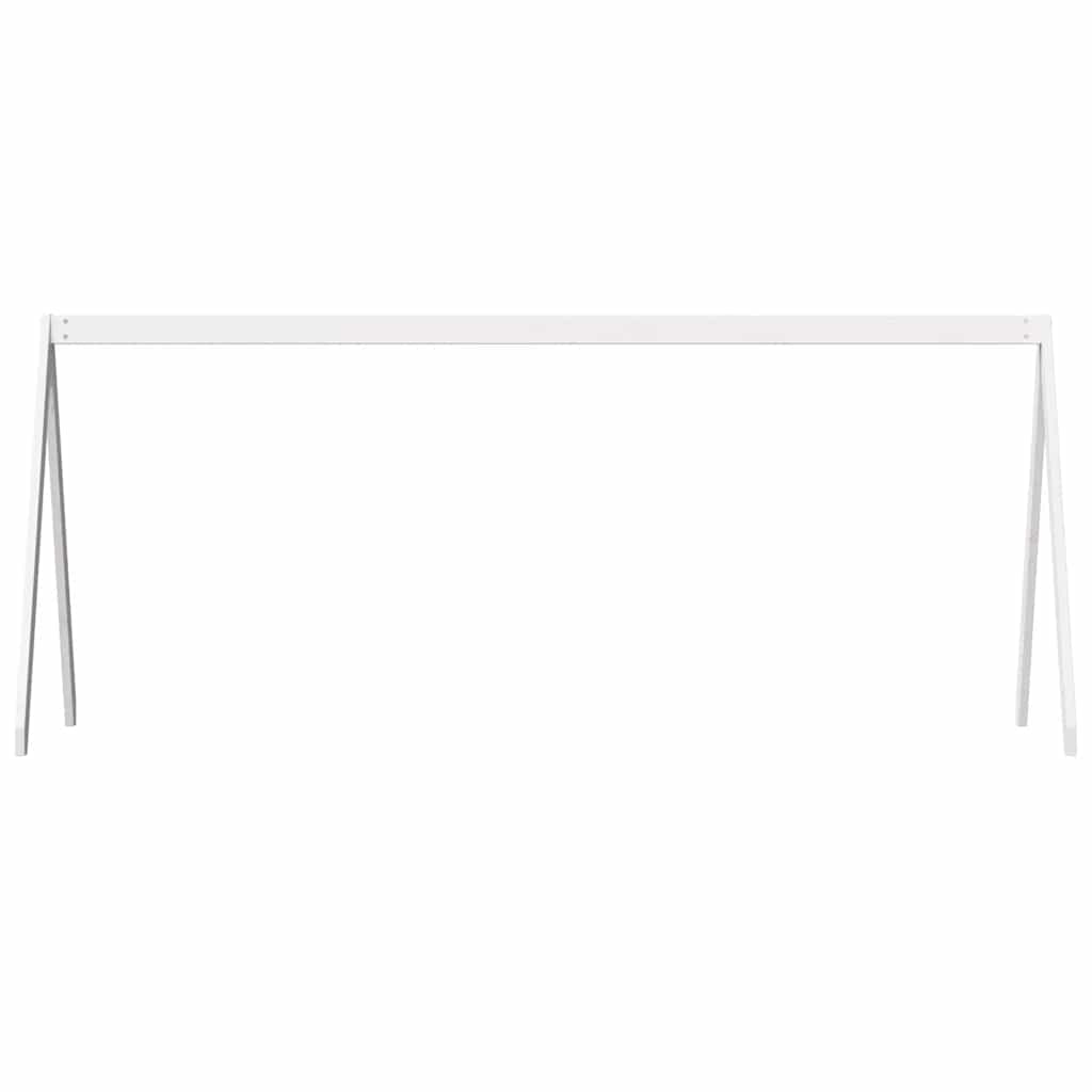 vidaXL Kids' Bed Roof White 209x85.5x88 cm Solid Wood Pine