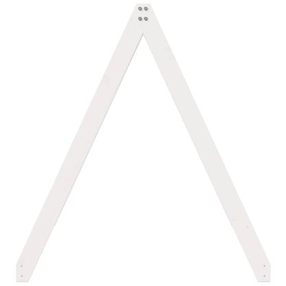 vidaXL Kids' Bed Roof White 209x85.5x88 cm Solid Wood Pine