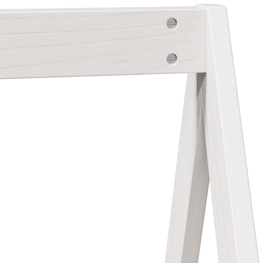 vidaXL Kids' Bed Roof White 209x85.5x88 cm Solid Wood Pine