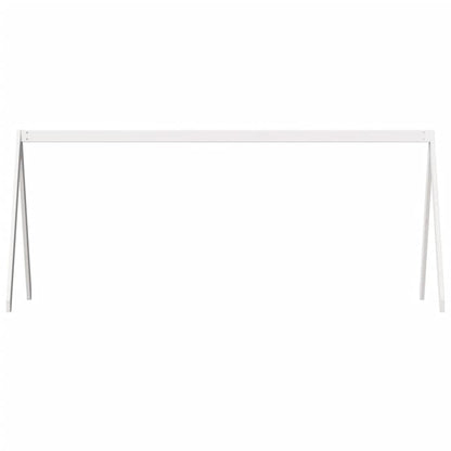 vidaXL Kids' Bed Roof White 199x95.5x88 cm Solid Wood Pine