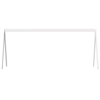 vidaXL Kids'Bed Roof White 199x95,5x88 cm Solid Wood Pine
