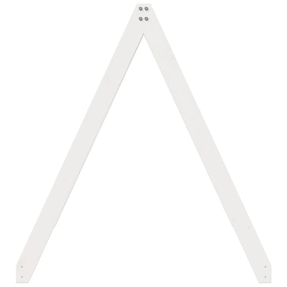 vidaXL Kids' Bed Roof White 199x95.5x88 cm Solid Wood Pine