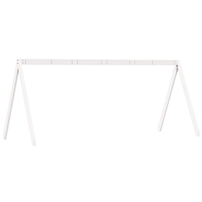 vidaXL Kids'Bed Roof White 199x95,5x88 cm Solid Wood Pine