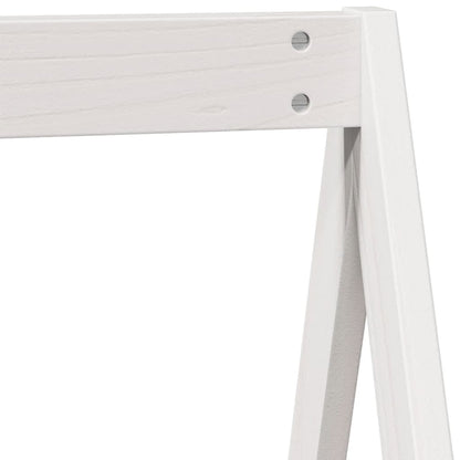 vidaXL Kids' Bed Roof White 199x95.5x88 cm Solid Wood Pine