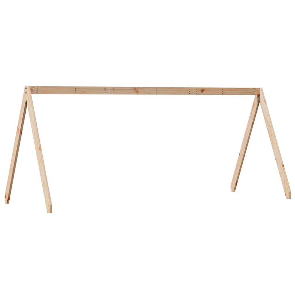 vidaXL Kids'Bed Roof 199x80,5x88 cm Solid Wood Pine