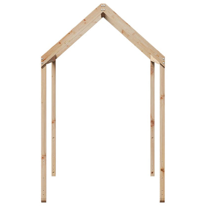 vidaXL Kids' Bed Roof 217x95.5x159 cm Solid Wood Pine